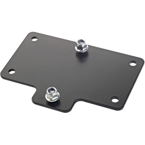 K&M Adapter Panel 4 Horizontal Mounting Bracket (Black)