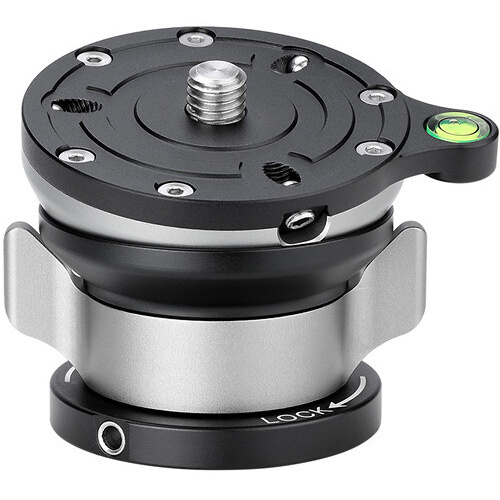 Leofoto LB-60N Levelling Base with Butterfly Handle with 60mm Plate