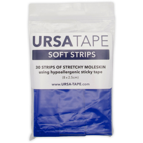 Ursa Tape - Blue Chroma Key Small Soft Strips (30 Strips, 8cm x 2.5cm)