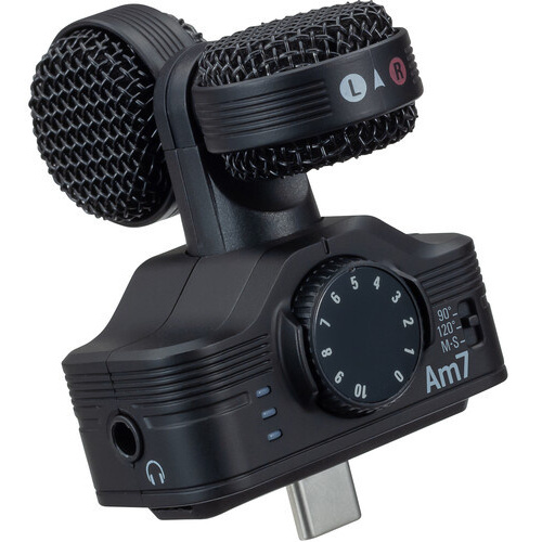Zoom Am7 Mid-Side Stereo Microphone for Android Devices with USB-C Connector