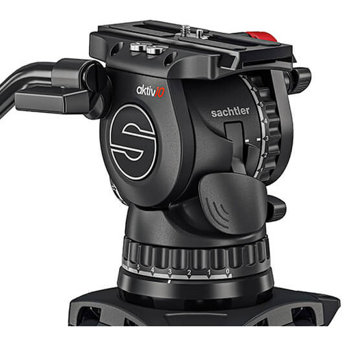 Sachtler aktiv10 Sideload Fluid Head with SpeedLevel and SpeedSwap Technology