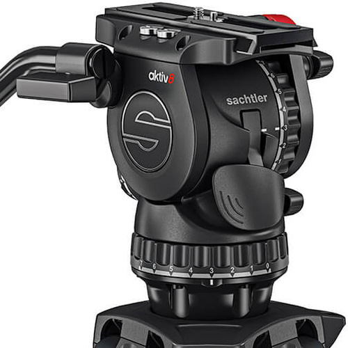 Sachtler aktiv8 Sideload Fluid Head with SpeedLevel & 7-Step Drag (75mm)