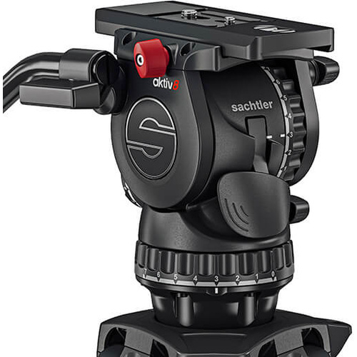 Sachtler aktiv8T Touch & Go Fluid Head with SpeedLevel & 7-Step Drag (75mm)