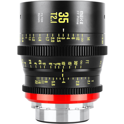 Meike 35mm T2.1 Full-Frame Prime Cine Lens (PL-Mount, Feet/Meters)
