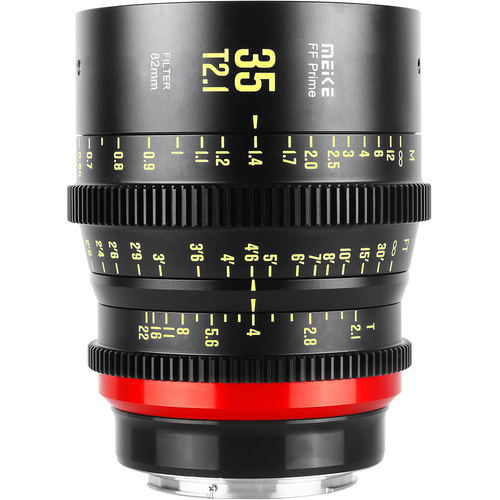 Meike 35mm T2.1 Full-Frame Prime Cine Lens (RF-Mount, Feet/Meters)