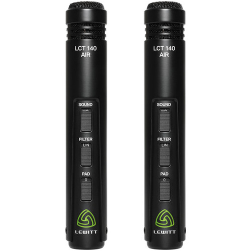 Lewitt LCT 140 AIR Stereo Pair Small-Diaphragm Instrument Condenser Microphone (Matched Pair)