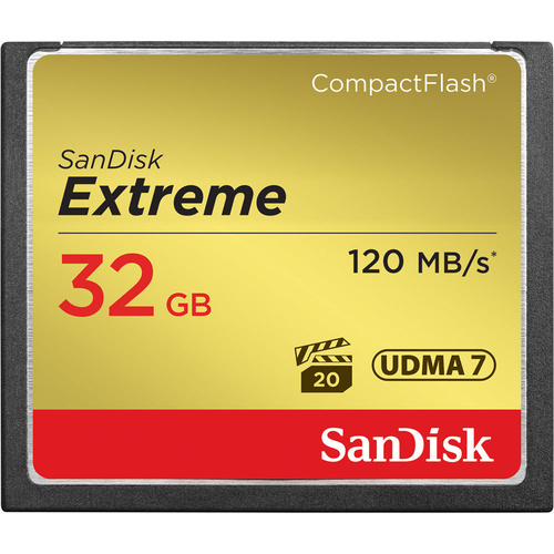 SanDisk 32 GB Extreme CompactFlash Memory Card 3-Pack Kit