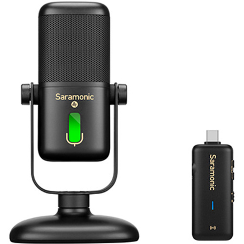 Saramonic SR-MV2000W Wired/Wireless USB Desk Podcast Microphone
