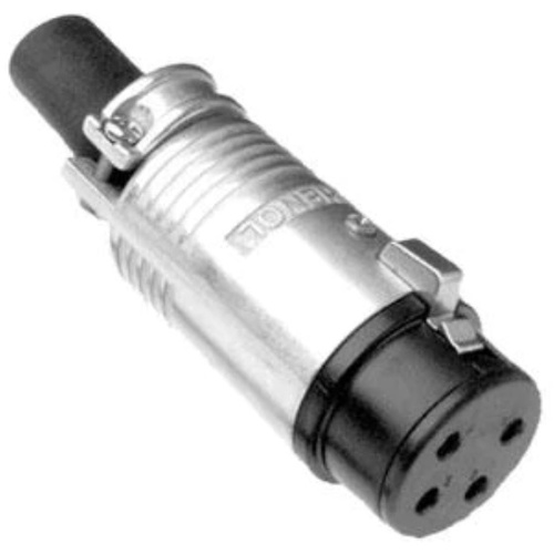 Amphenol EP Series Cable Connector (5 Pole, 11 Pin, Silver)
