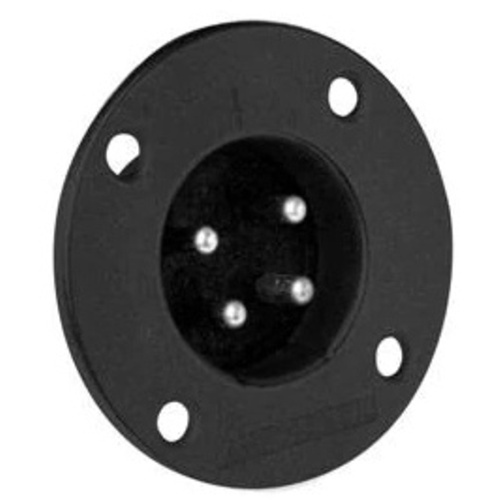 Amphenol EP Series Chassis Connector (8 Pole, 14 Pin, Black)