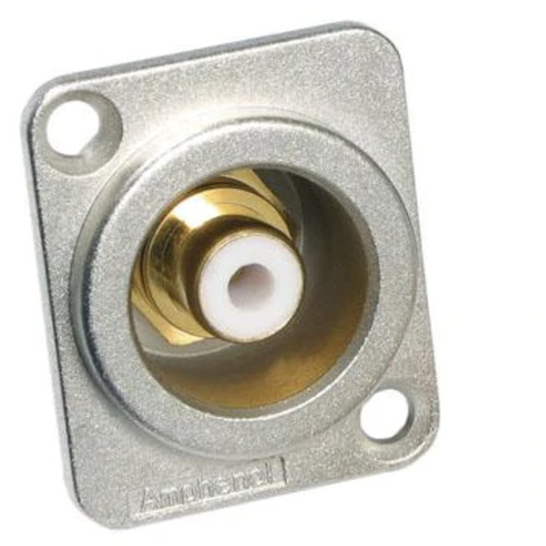 Amphenol RCA Series Cable Connector (White)