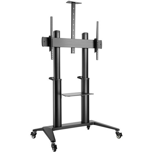 Brateck 70"-120" Large Screen Ultra-Strong Mobile TV Cart (Black)