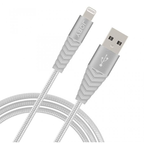 Joby Charge and Sync Lightning Cable Silver (1.2m)