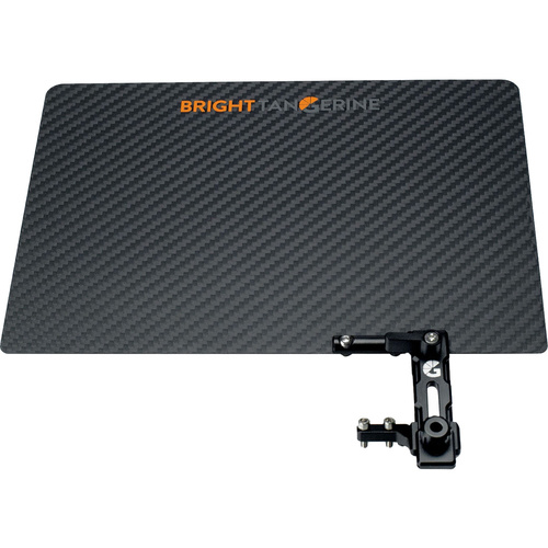 Bright Tangerine Carbon Fibre Top Flag Cover for Misfit Atom Pola+ Matte Box