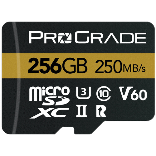 ProGrade Digital MicroSDXC UHS-II Memory Card with Adapter (256GB)