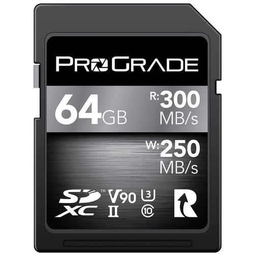 ProGrade Digital SDXC UHS-II V90 Memory Card (64GB)