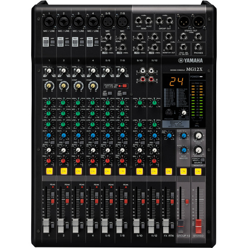 Yamaha MG12X CV 12-Input Mixer with Built-In FX