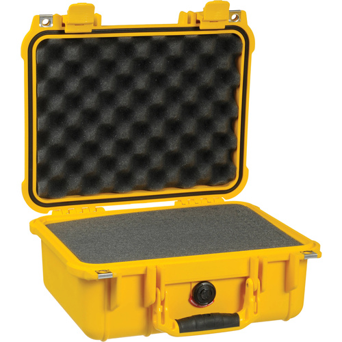 Pelican 1400 Case (Yellow, With Foam)