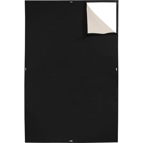 Westcott Scrim Jim Cine Unbleached Muslin/Black Fabric (1.2 x 1.8m)