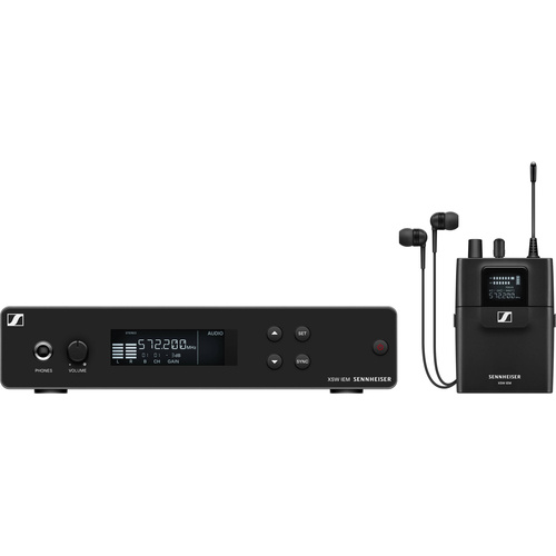Sennheiser XSW IEM SET Stereo In-Ear Wireless Monitoring System (B: 572 - 596 MHz)