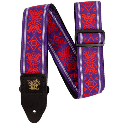 Ernie Ball Jacquard Strap - Royal Flush Red