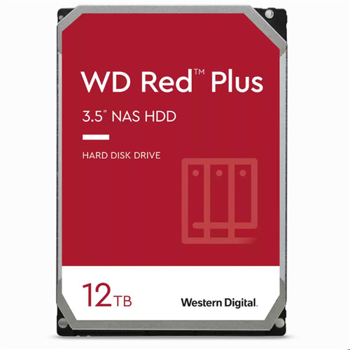 Western Digital Red Plus 12TB SATA 3.5" IntelliPower 256MB NAS HDD