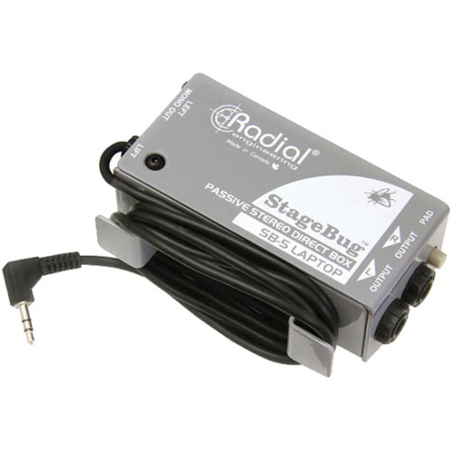 Radial Engineering StageBug SB-5 Stereo Laptop DI