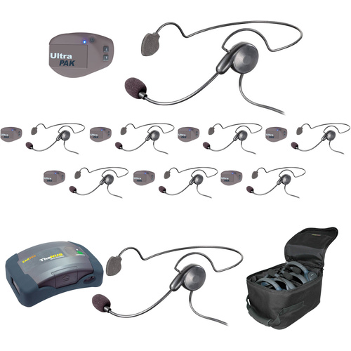 Eartec UPCYB9 UltraPAK 9-Person HUB Intercom System with Cyber Headset