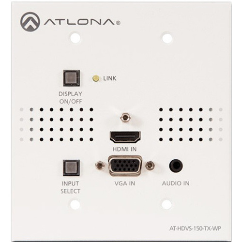 Atlona HDMI / VGA to HDBaseT Transmitter Wall Plate
