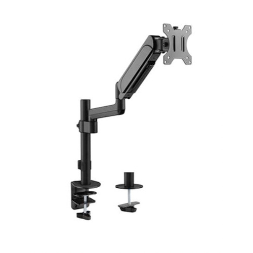 Brateck 43-81cm Pole-Mounted Gas Spring Single Monitor Desk Mount