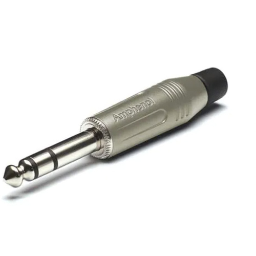 Amphenol M Series Straight End Stereo Jack (Nickel Plated)