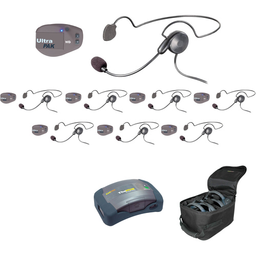 Eartec UPCYB8 UltraPAK 8-Person HUB Intercom System with Cyber Headset