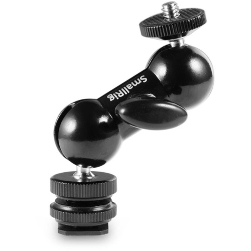 SmallRig 1135 Double Ball Heads with Cold Shoe and Thumb Screw
