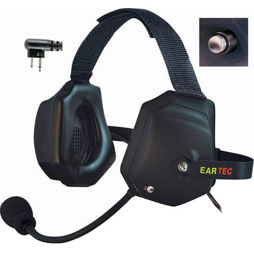 Eartec Xtreme Headset With Shell Mount PTT Control for 2-Pin Motorola Radios