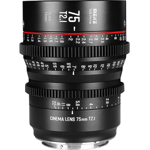 Meike 75mm T2.1 Super35 Prime Cine Lens (PL Mount)