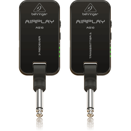 Behringer Airplay Guitar AG10 Low-Latency 2.4GHz Wireless Guitar System with Rechargeable Battery