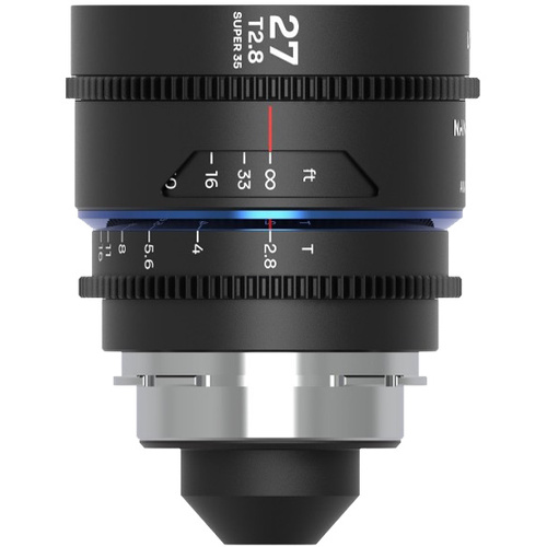 Laowa Nanomorph Anamorphic 27mm T2.8 1.5x S35 Lens (PL Default + EF Mount, Blue)