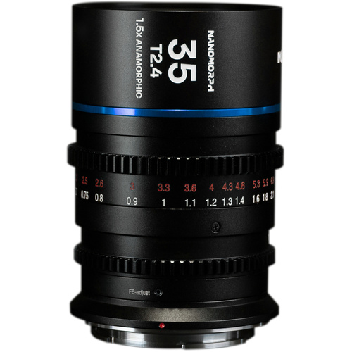 Laowa Nanomorph Anamorphic 35mm T2.4 1.5x S35 Lens (RF Mount, Blue)