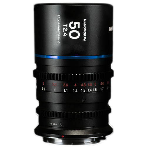 Laowa Nanomorph Anamorphic 50mm T2.4 1.5x S35 Lens (Z Mount, Blue)