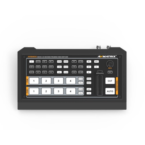 AVMATRIX HVS0403U Micro 4 Channel SDI/HDMI Video Switcher