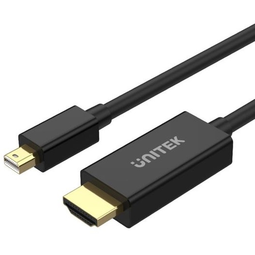 UNITEK Mini DisplayPort Male to to HDMI Male Adapter Cable (2m)
