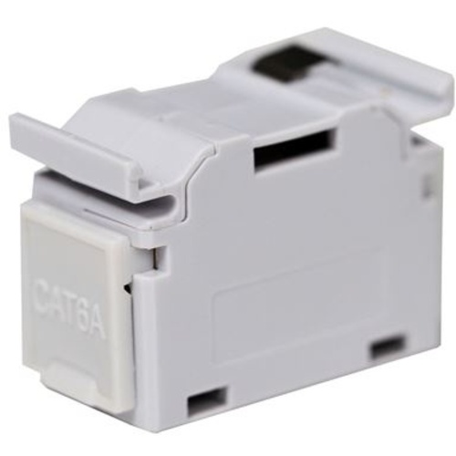 Dynamix Cat6A RJ45 DIN Rail Mounted 1DU Shielded Coupler