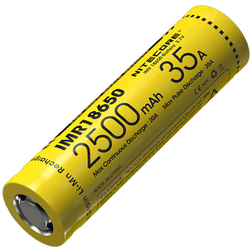 Nitecore IMR18650 2500mAh Battery - Twin Pack