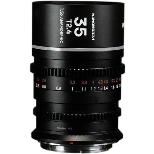 Laowa Nanomorph Anamorphic 35mm T2.4 1.5x S35 Lens (Z Mount, Silver)