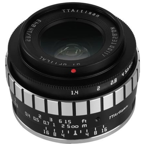 TTArtisan 23mm f/1.4 Lens (Leica L, Black & Silver)