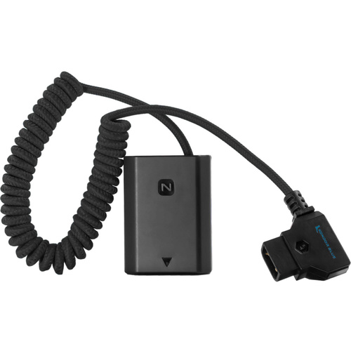Kondor Blue D-Tap to NP-FZ100 Dummy Battery Cable for Sony a7S III/A7IV (Black)