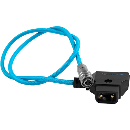 Kondor Blue D-Tap to 2-Pin Power Cable for BMPCC 6K/4K (Blue, 50.8cm)