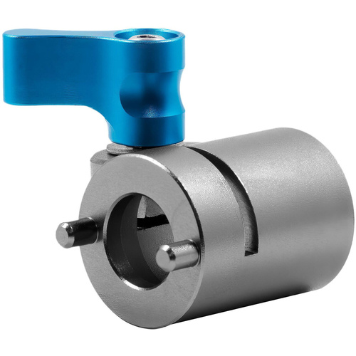 Kondor Blue ARRI-Style 3/8"-16 Pin to 15mm Rod Clamp (Space Grey)