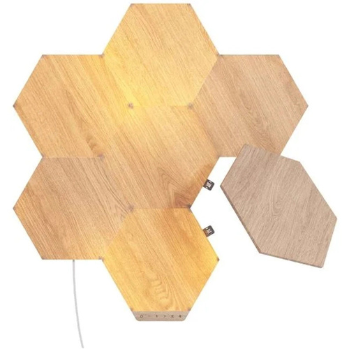 Nanoleaf Elements Wood Look Starter Kit  (7 Pack)