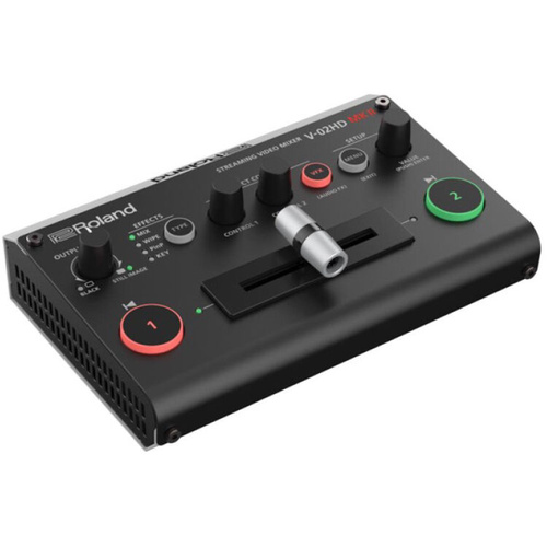 Roland V-02HD MK II Multi-Format Video Mixer with Streaming
